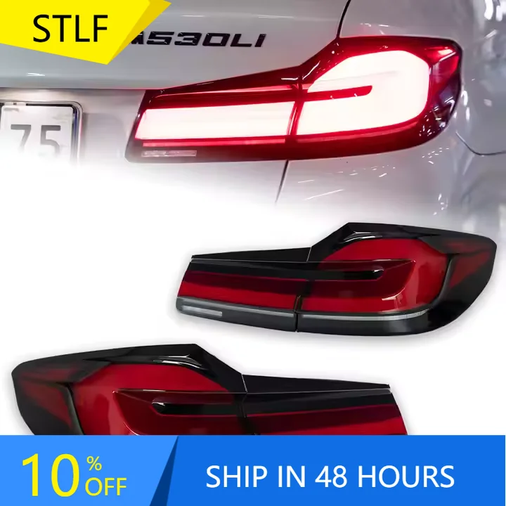 

STLFHigh Quality for BMWs5 Series G30 G38 F90LED Tail Lights New Style LCI with Dynamic Brake Fog Signal Lamps Taillights for M5