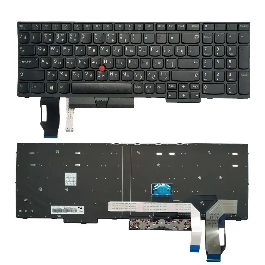 

Клавиатура для ноутбука Lenovo ThinkPad E580 E585 E590 L580 P52 P53 P73 T590 P53S L590 P52 P72 P53 P73 L