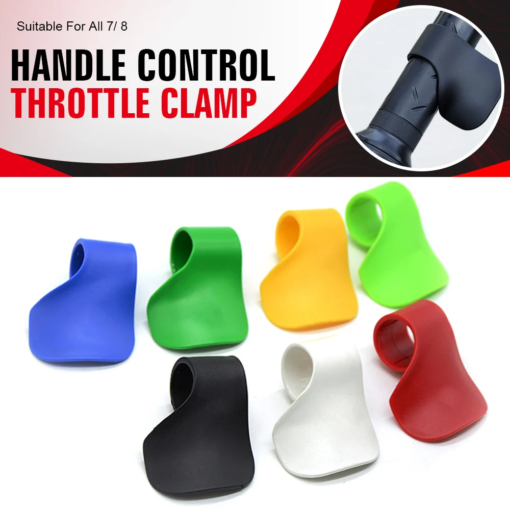 

For 7/8" Universal Motorcycle Throttle Booster Handle Clip Grips Throttle Assist Wrist Rest Cruise Aid Control Clamp Grip