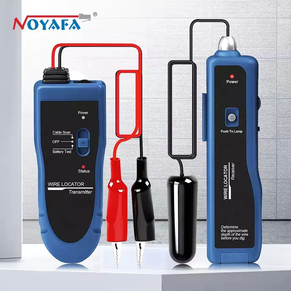 Noyafa Underground Cable tester NF-816L Anti-Interference Cable Tracker Electrical Wire Tracer Cable Locator Network Tools