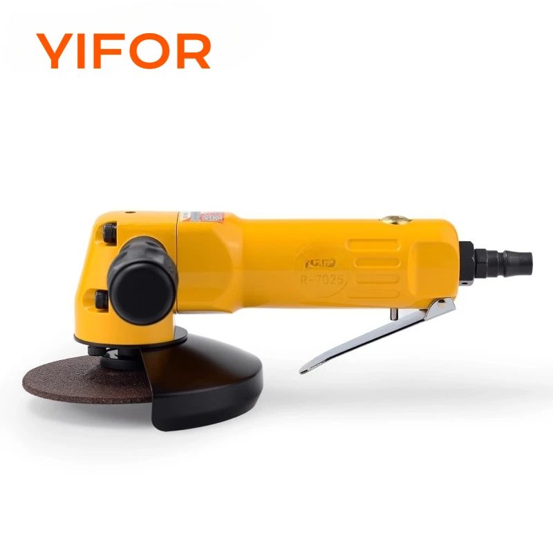 เครื่องเจียรลมอุตสาหกรรมขนาด 4 นิ้ว สำหรับงานก่อสร้างโลหะ ตัดและขัดกระจก หินอ่อน ไม้ เครื่องขัด