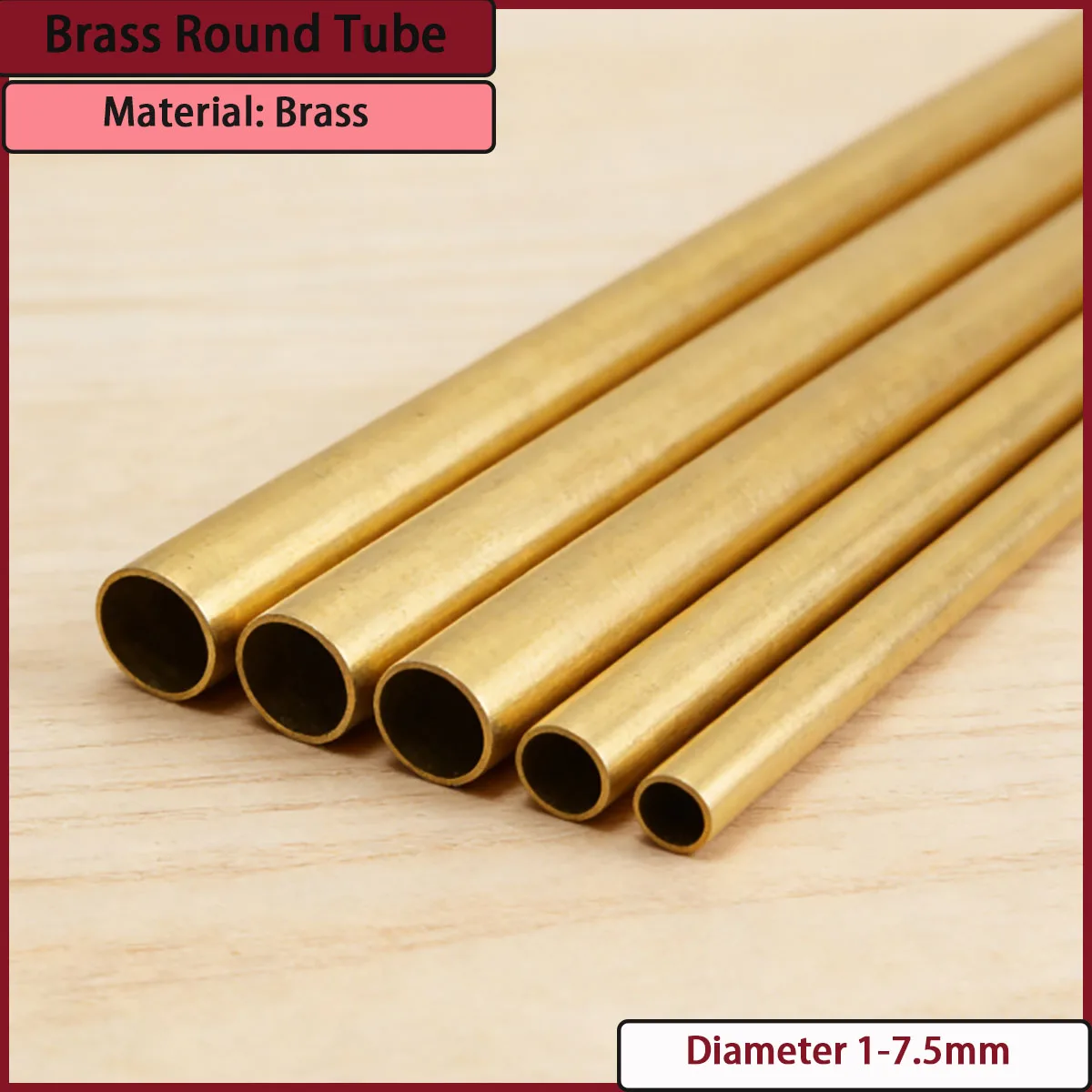

Латунные круглые трубки диаметром 1-7,5 мм используются для трубопроводов, фурнитуры, отделки зданий и т.д.