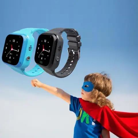 4G Kids Smart Watches Tracker Phone Waterproof Real-Time Location Camera Video Call SOS LBS WIFI SIM Card Network Gift LT36