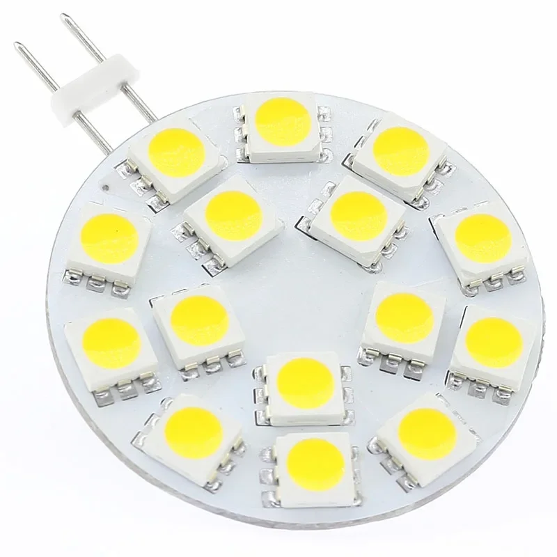 G4 LED Light Lamp Red Blue 5050SMD 220LM AC/DC 10-30V Dimmable 3W 12V 24V Halogen Bulb in Warm White and Natural White - 1pc/lot