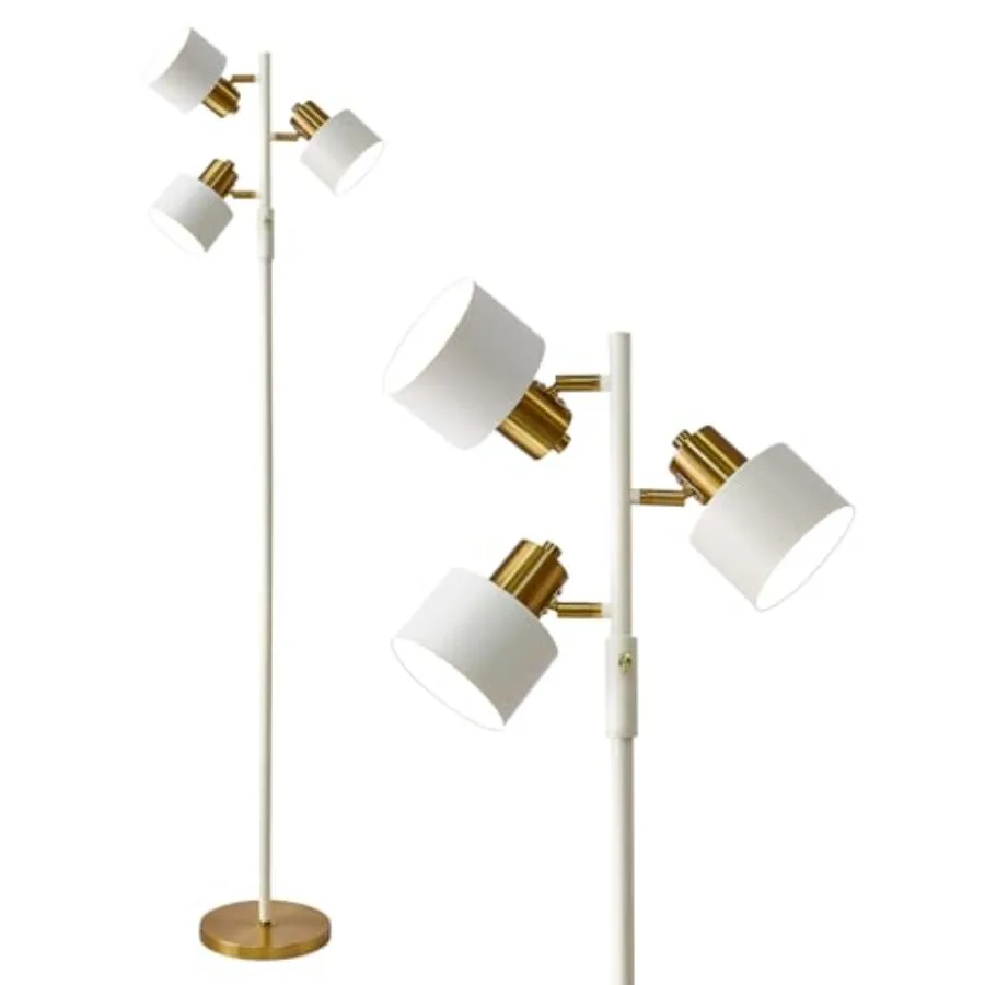 

Floor Lamp for Living Room Bright Lighting Tall Industrial Vintage Standing Corner Lamps LED Metal Light Office Bedroom Study M
