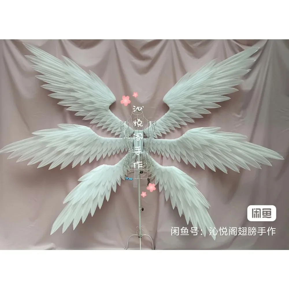 Angemon Cosplay Angel Wings Anime Character Prop For Studio Photoshoot Comic Con Stage