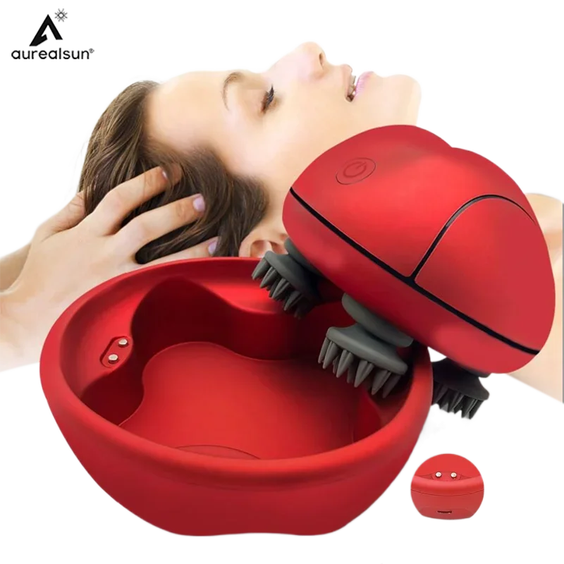 

Scalp Massager Electric Head Massage Antistress Saude Relax Body Deep Tissue Kneading Vibrating Waterproof Promote Hair Growth