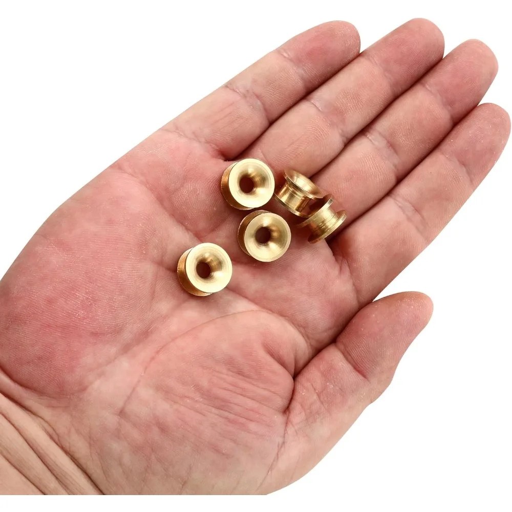 فتحات بديلة من النحاس لرؤوس تشذيب الخيوط العالمية - 5 عبوات متوافقة مع تروي بيلت، حرفي، وغيرها من العلامات التجارية