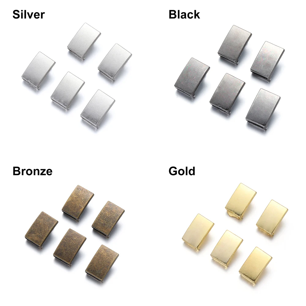 5pcs 4 Colors Mini 12.5*8mm DIY Shoes Clothes Doll Bag Buckles Sewing Accessories Belt Buckle