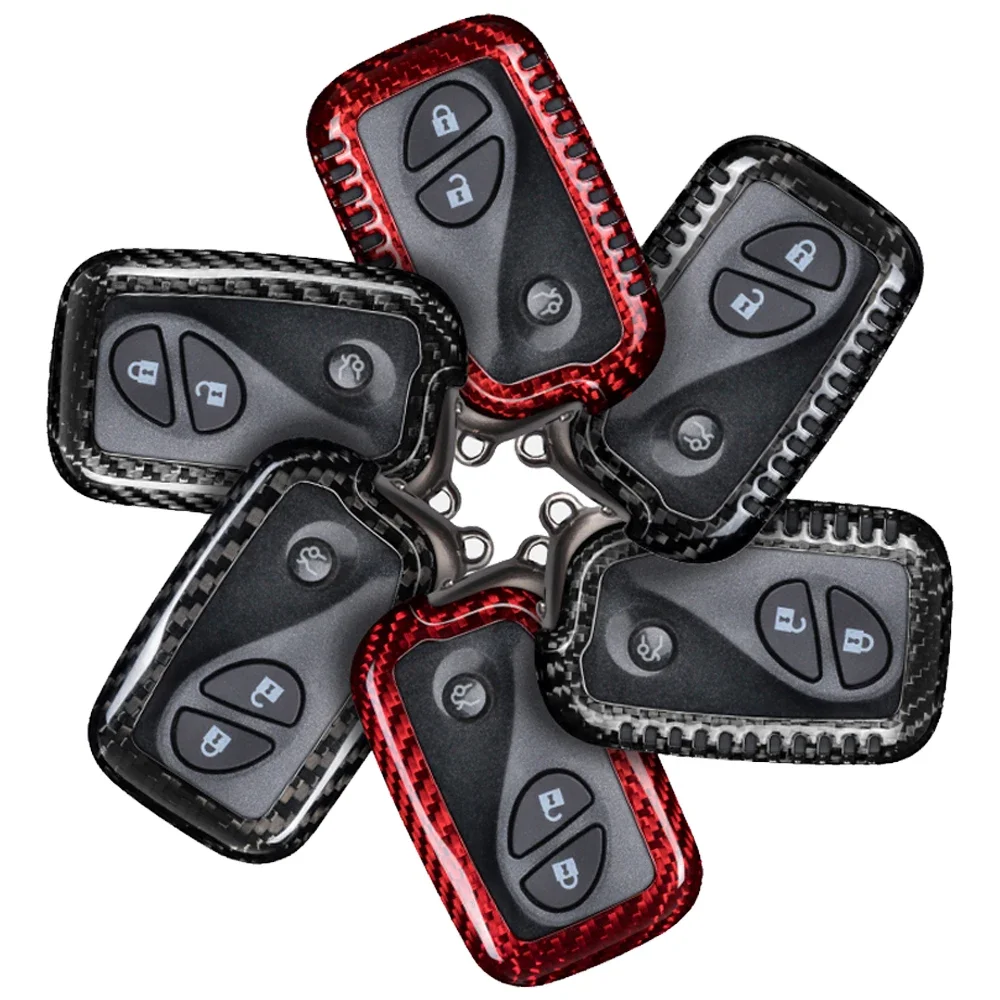 Чехол для ключей из углеродного волокна для Lexus ES350 GS350 HS250h IS250 IS350 Is-C Is-F LS460 LS600h LX570 RX270 RX350 Автомобильный дистанционный брелок