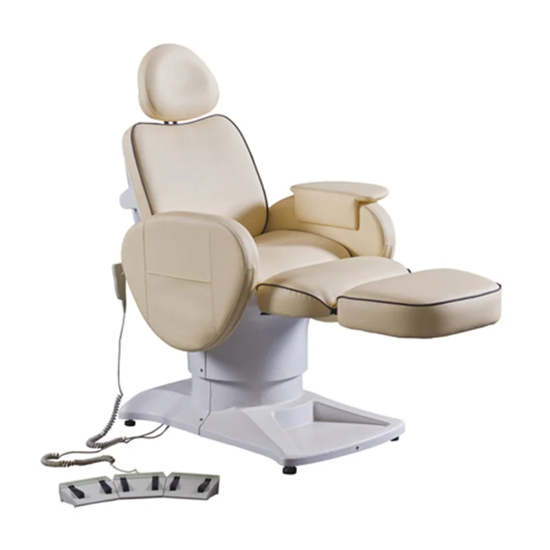 

Heated Facial Bed Adjustable Salon Equipment Ergonomic Massage Bed with 2/3/4 Motor Control