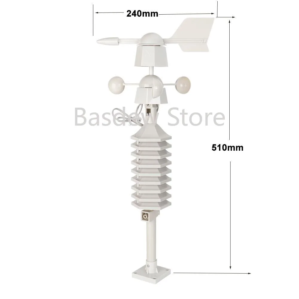 Small Mini Weather Station Anemograph 433mhz Wireless Meteorograph Weather Forecasting Machine