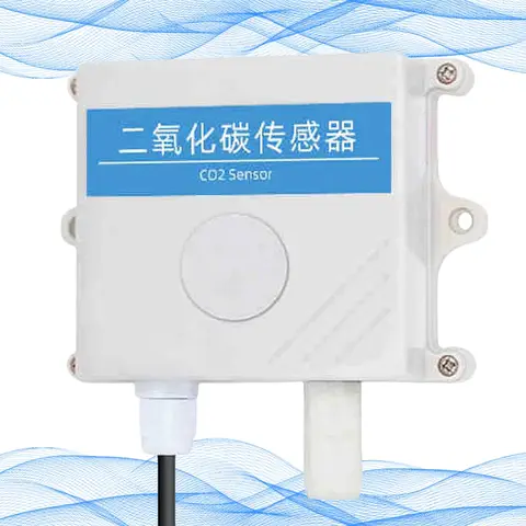 CO2 센서 송신기 온실 배양 용 가스 농도 감지 RS485 4-20mA 0-5V 0-10V 출력 감지기 CO2 0-10000ppm