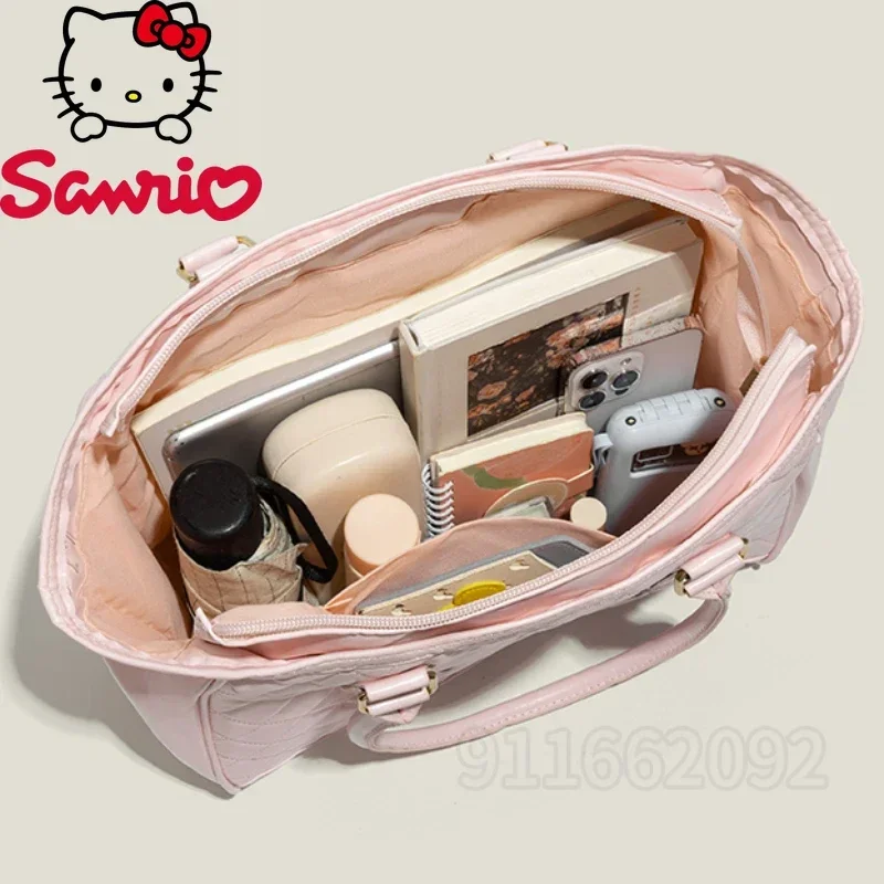 Sanrio Hello Kitty Women's Handbag Luxury Brand Fashion Women's Shoulder Bag Cartoon Women's Bag Large Capacity High Quality