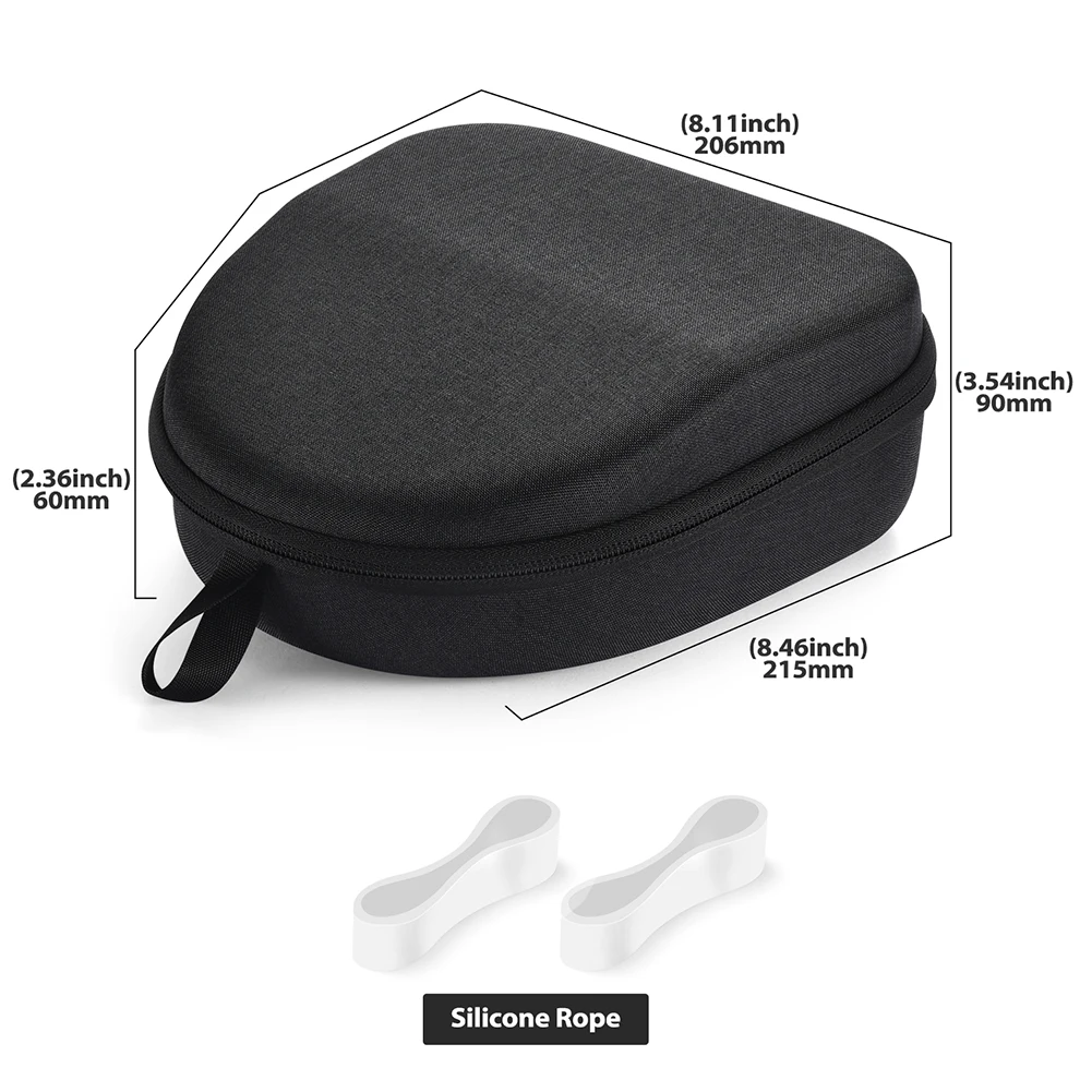 กระเป๋าครอบพกพากระเป๋าถือเคสแข็งกันรอยขีดข่วนพร้อมห้องแม่เหล็กสำหรับกระเป๋าใส่หูฟังสำหรับสตูดิโอสตูดิโอโปร/สตูดิโอ3