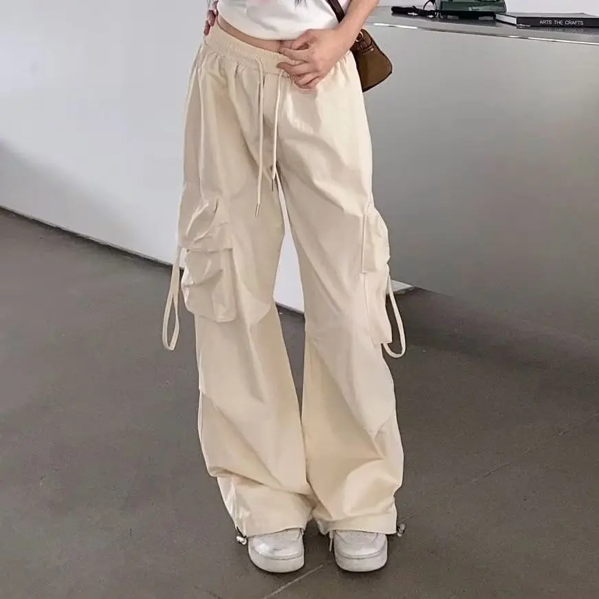 

Y2k Vintage Cargo Pants Women Harajuku Oversize Wide Leg Trousers Streetwear Hippie Korean Fashion 90s Aesthetic Baggy pants