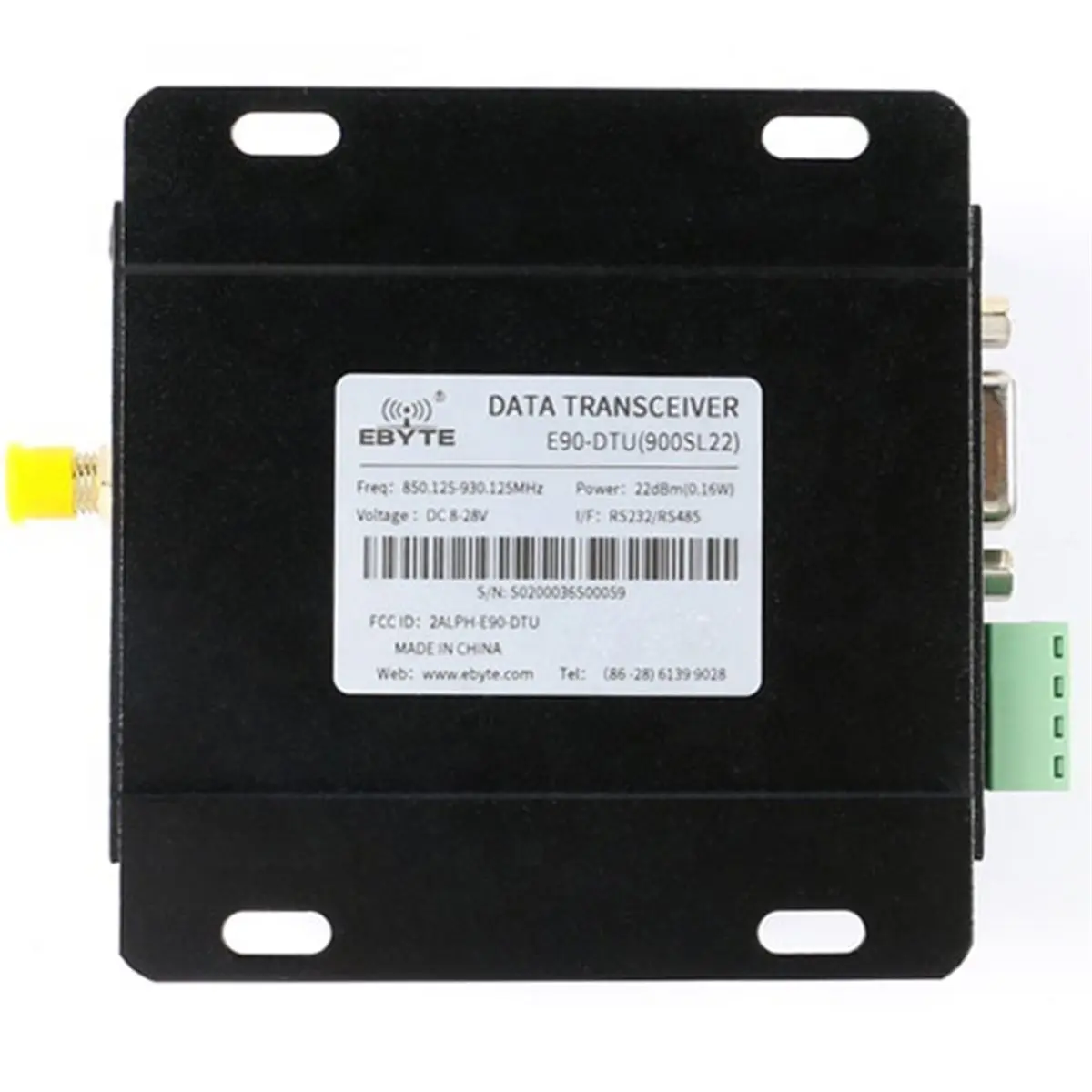 New Electronics E90-DTU (900SL22) LoRa Module 915MHz RS232 RS485 Auto Relay Networking LoRa Radio Frequency Wireless Module