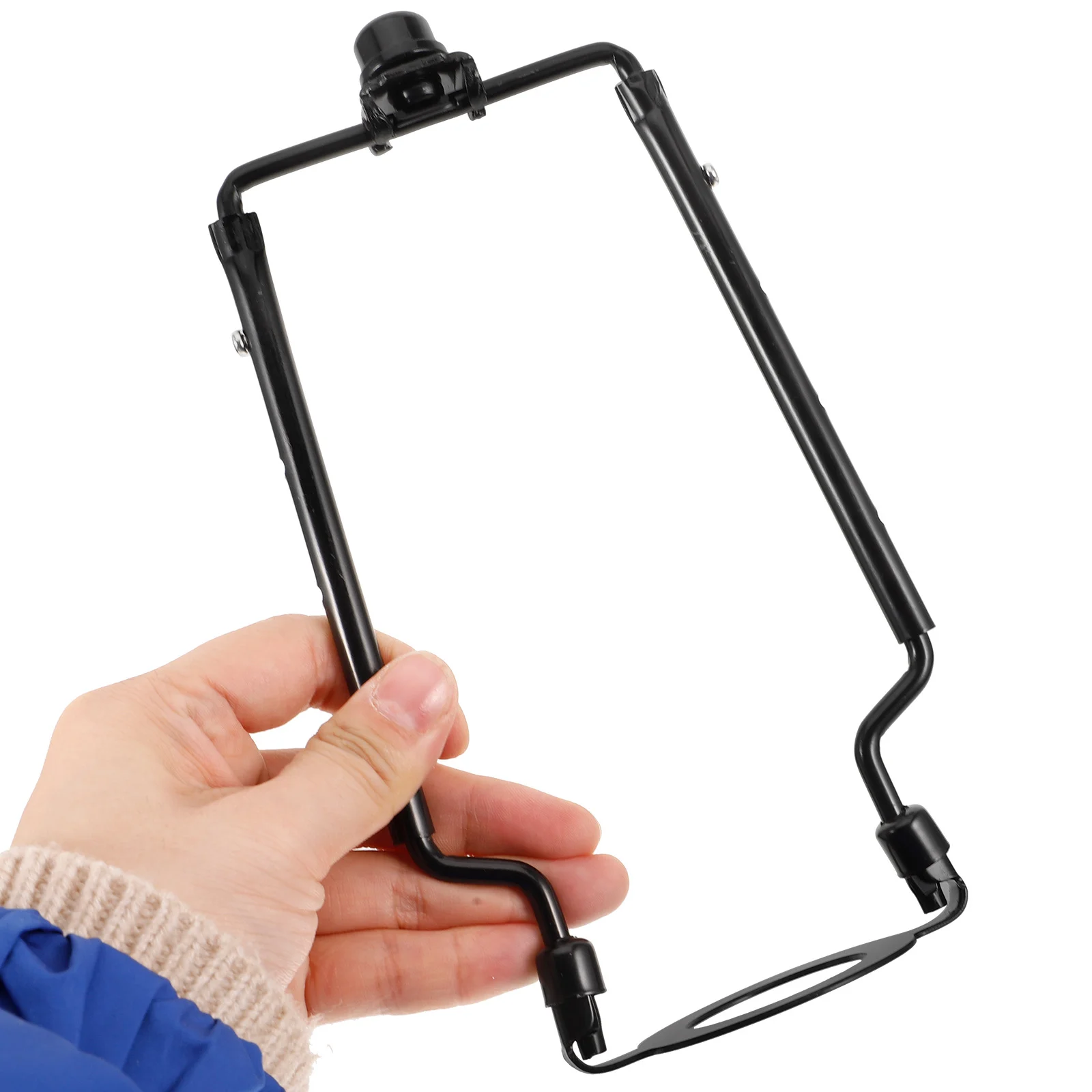 

1 set 1 Set Lamp Harp Frame Lampshade Bracket Holder For Floor Desk Table Lamp Repair Kit Iron Lightweight Finial Shade Adapter