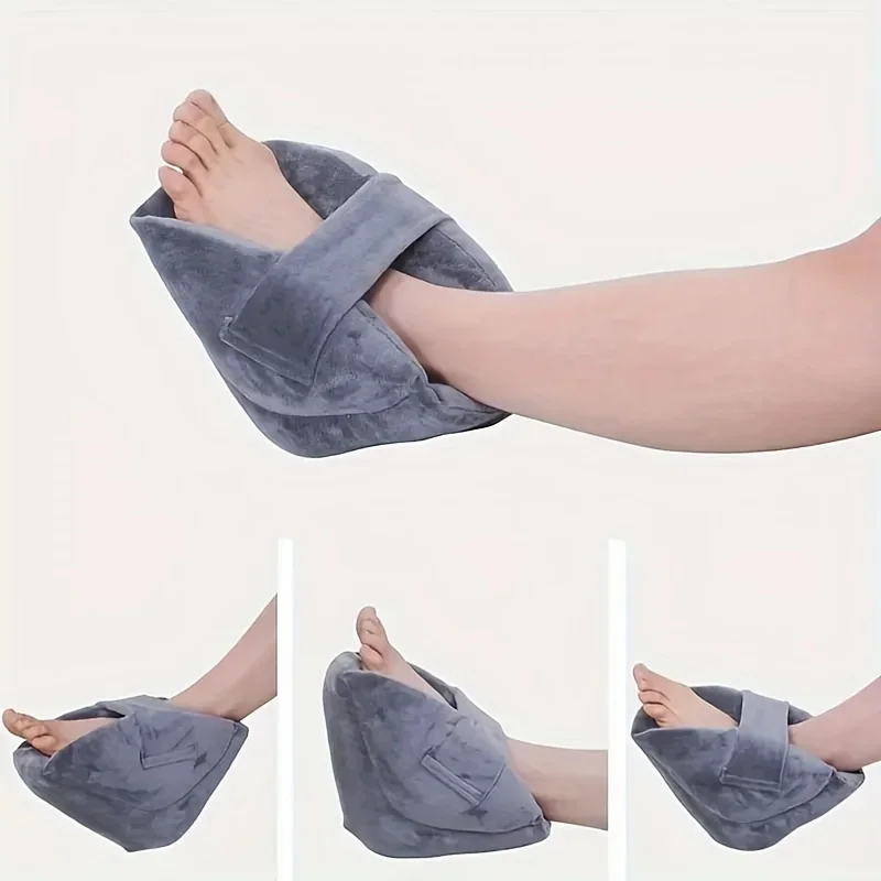 Comfortable Heel Pillow Foam Leg Rest Cushion - Relieves Foot Pressure & Bed Sores -Foot Support Pillow