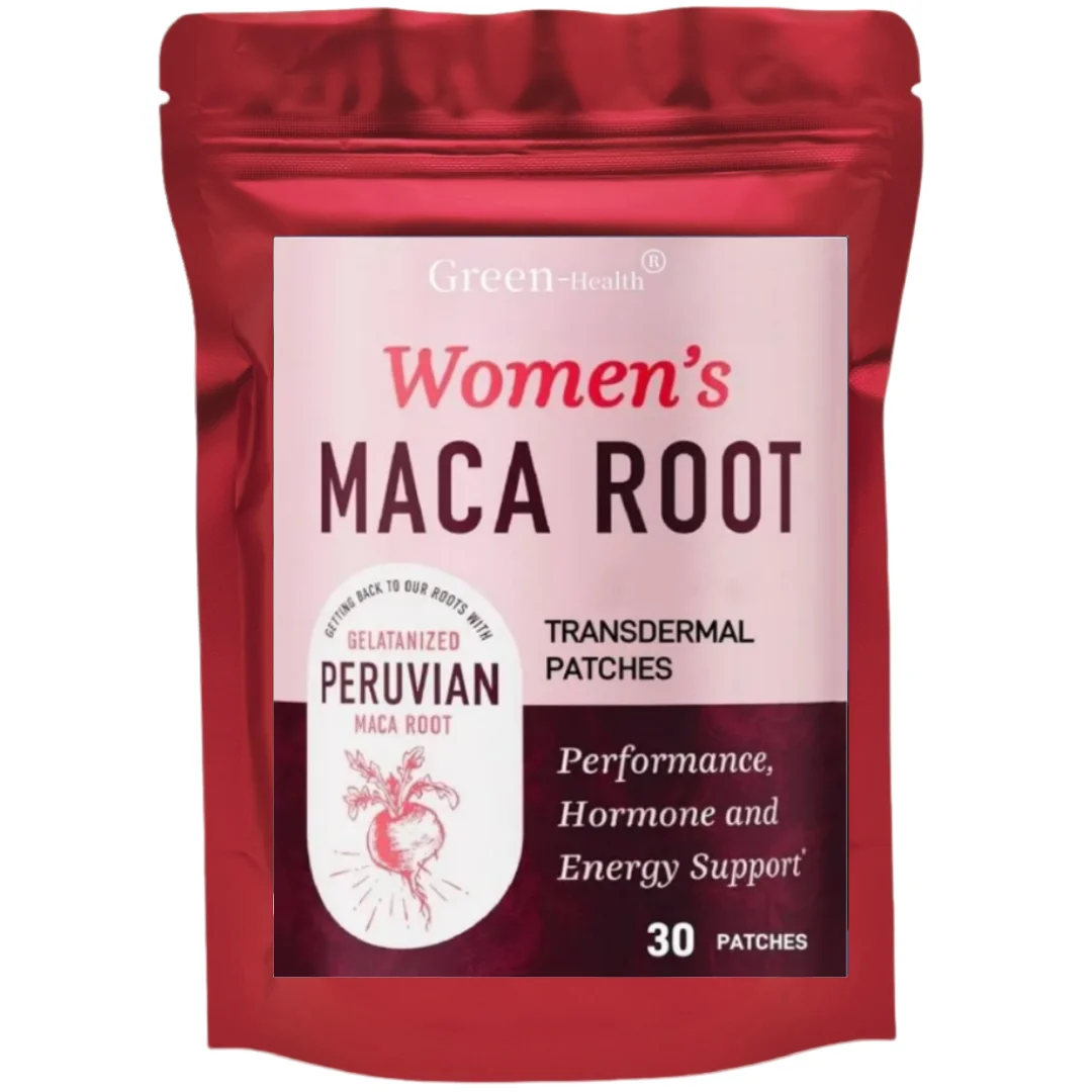 30 cerotti transdermici per radice di maca da donna, potenziano l'energia, supporto per l'equilibrio dell'ormone e i sintomi della menopausa