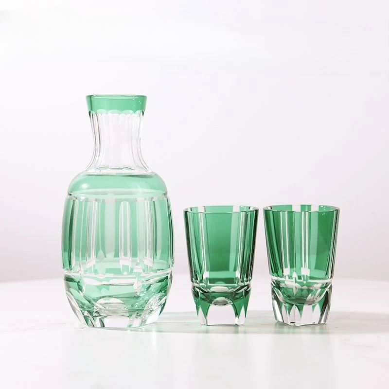 

Bamboo meal set, crystal glass, sake glass, cold wine glass, wine utensil gifts