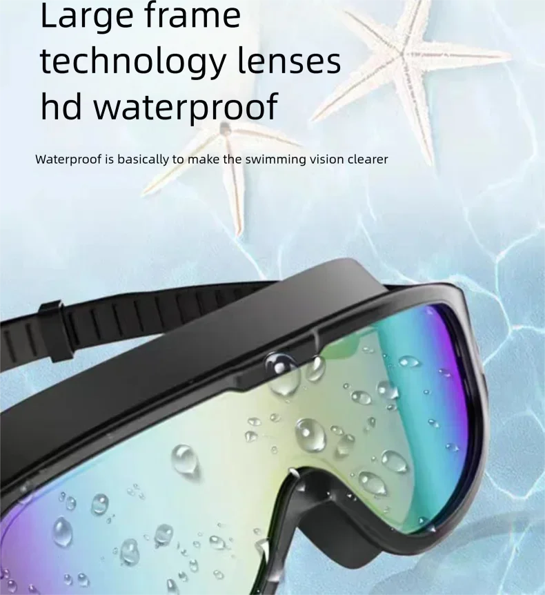 AREMA Neue HD-Antibeschlag-Anti-UV-Schwimmbrille für Erwachsene, mehrere Farben erhältlich – Detail 16