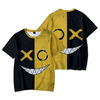 XOXO Pattern Devil Smiling Face 3d T-shirt Men Women T Shirts Tops O-neck Short Sleeve Boys Girls T-shirts Tee Shirt Sweatshirts