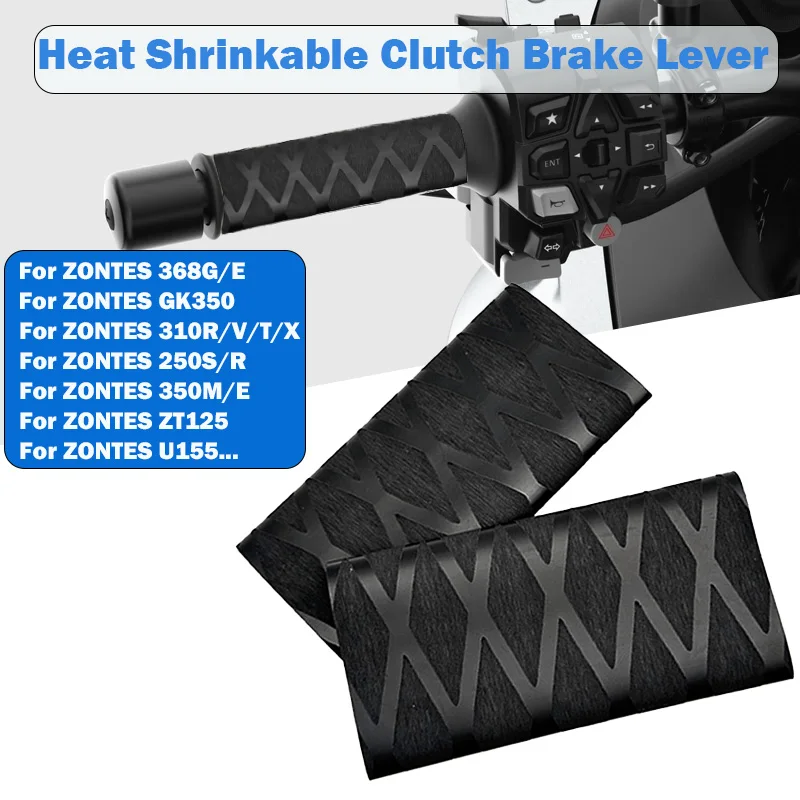 اكسسوارات الدراجات النارية الحرارة تقلص مقبض مقود دراجة قفاز ل ZONTES 368G 368E 368K 125M 125D U155 ZT125 310R 310V 350D