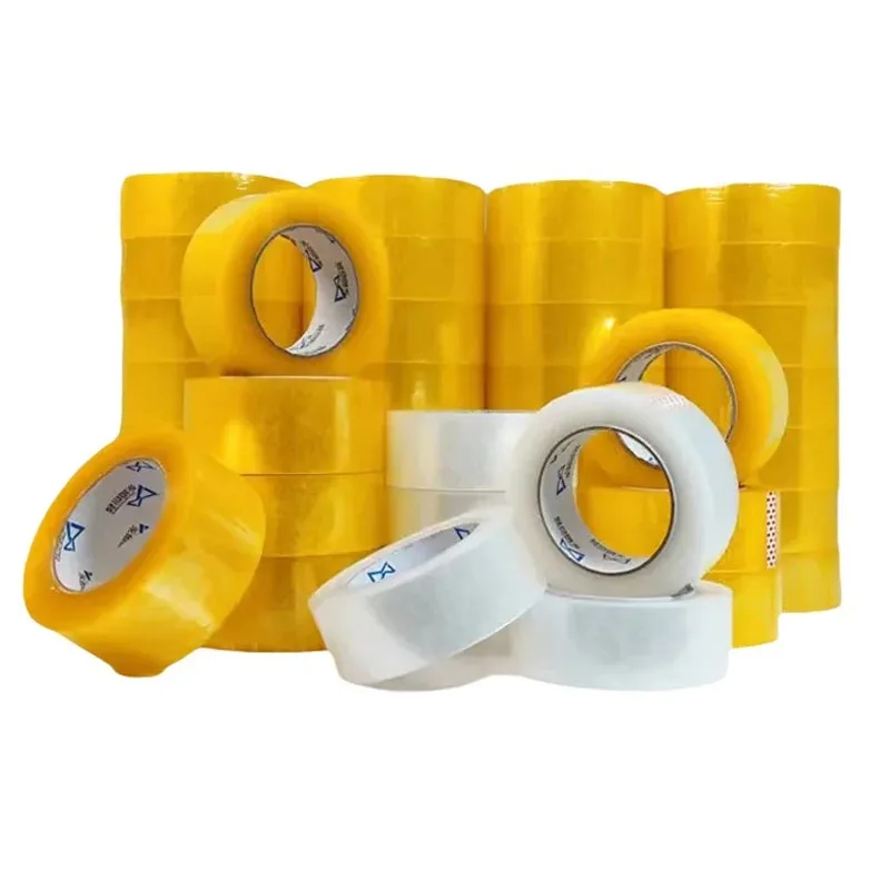 

Shipping Packing Tape,Clear Sealing Tape for Moving Boxes and Packaging Supplies,45mm/55mm Wide x 70M/140M Long,1/2/5 Rolls