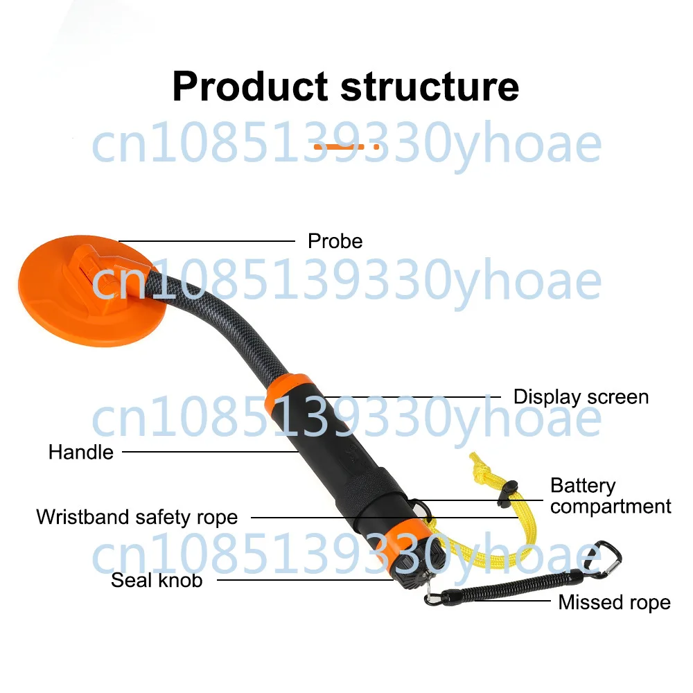 Foreign Trade 30 M Waterproof Positioning Stick Handheld Underground Metal Detector