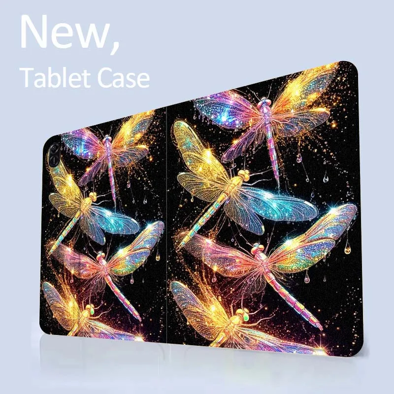 

Dragonfly Pattern Art Tablet Case For Honor Tab Pad 6 7 8 9 X8 V7 V8 X9 13 X8a X9a Pro 10 Magic GT GT2 10.1 13.3 Inch