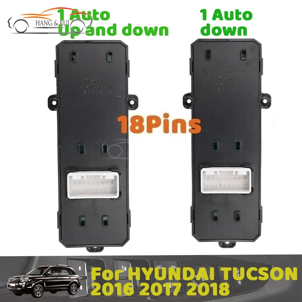 Front Left Master Power Window Switch For Hyundai Tucson 2016 2017 2018-2021 93571-D3050 93571-D3000 Lifter Glass Button
