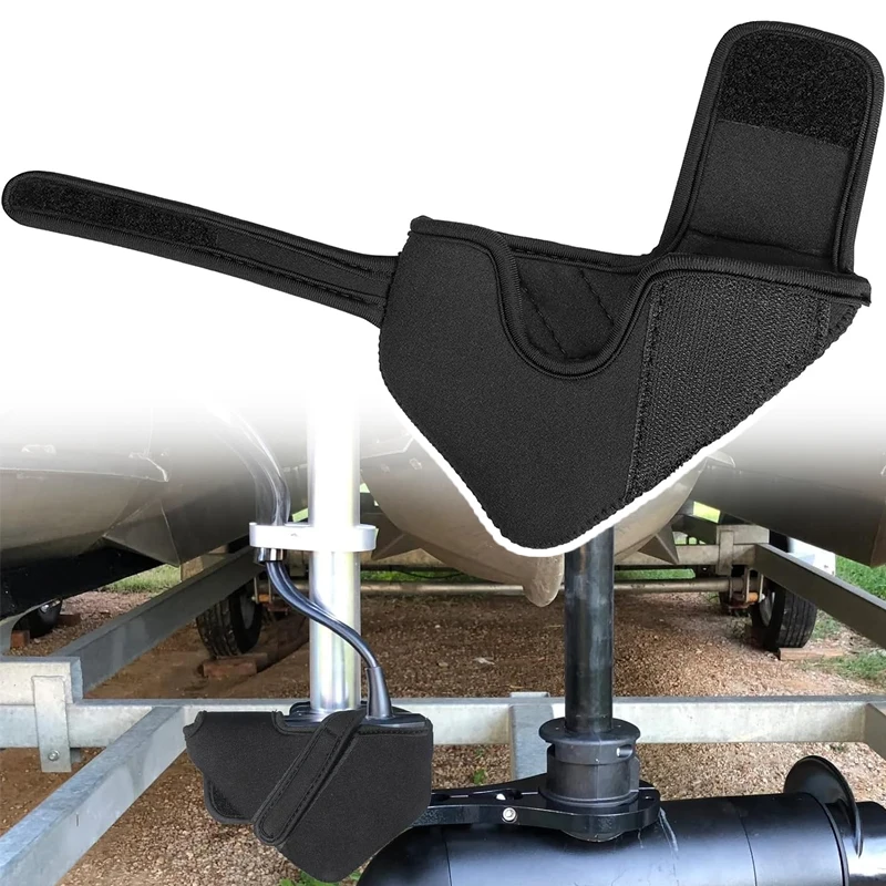 Marine Transducer Protective Cover Compatible with armin Livescope LVS32, Impact Protection Sleeve with Velcro Straps