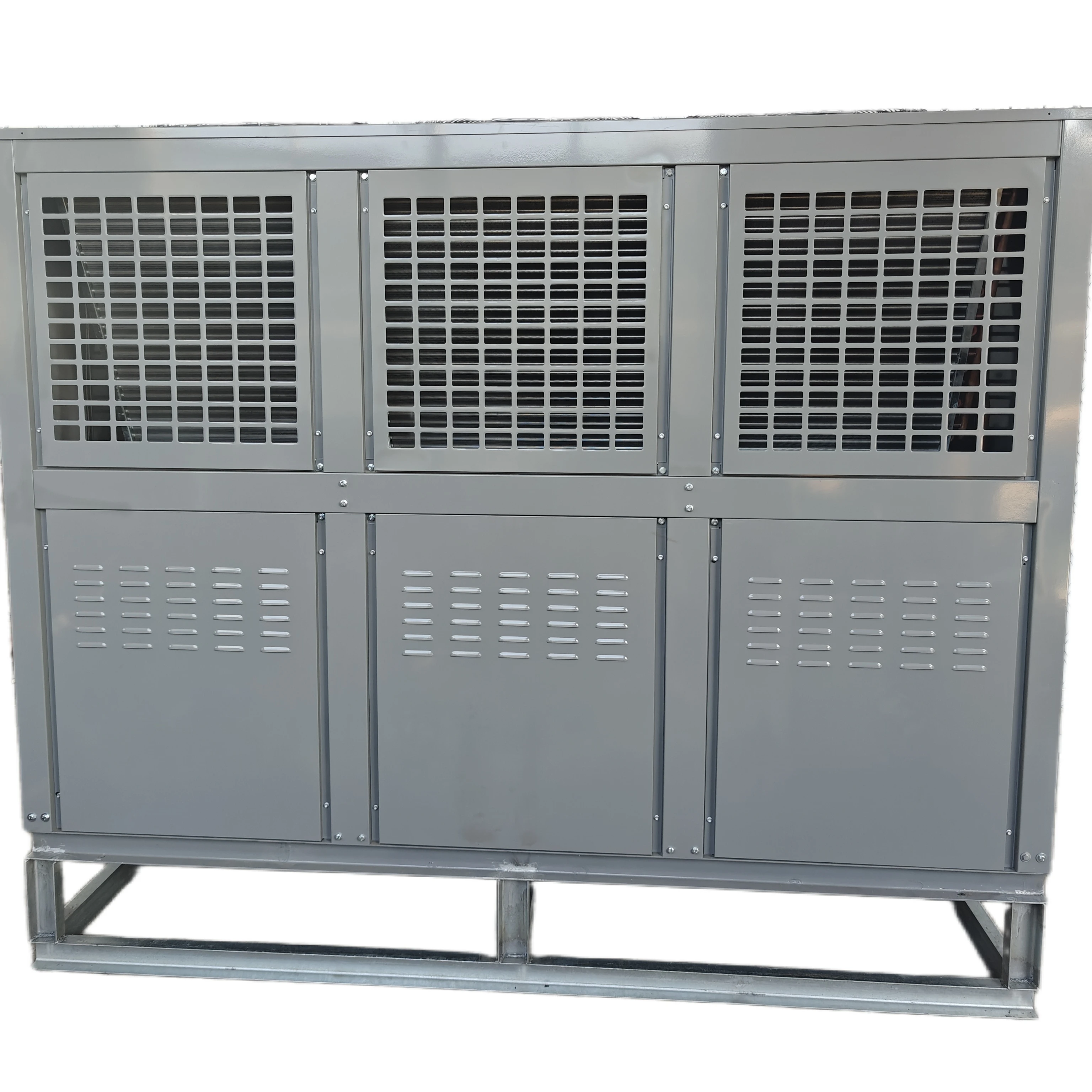 

Промышленный холодильный агрегат V-образного типа в корпусе-боксе с низким уровнем шума и быстрым охлаждением для холодильных камер/логистики с основным компонентом двигателя