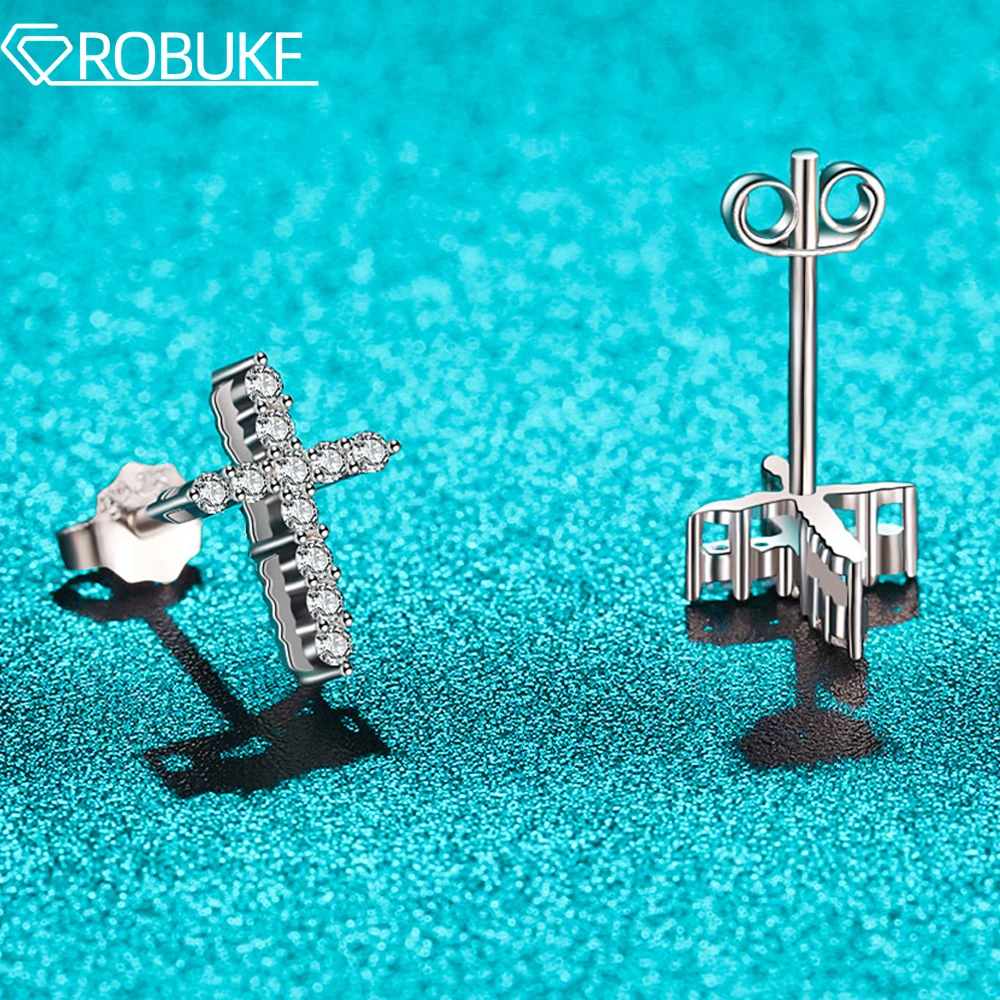 

Серьги-гвоздики с муассанитом 1,2 мм для женщин, сверкающие лабораторные бриллианты, сертифицированные стерлингового серебра 925 пробы, повседневная одежда, изящные ювелирные изделия, подарок