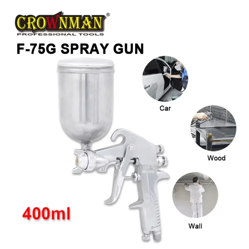 400ml Hand Gravity Feed Pneumatic Painting Spray Paint Gun
