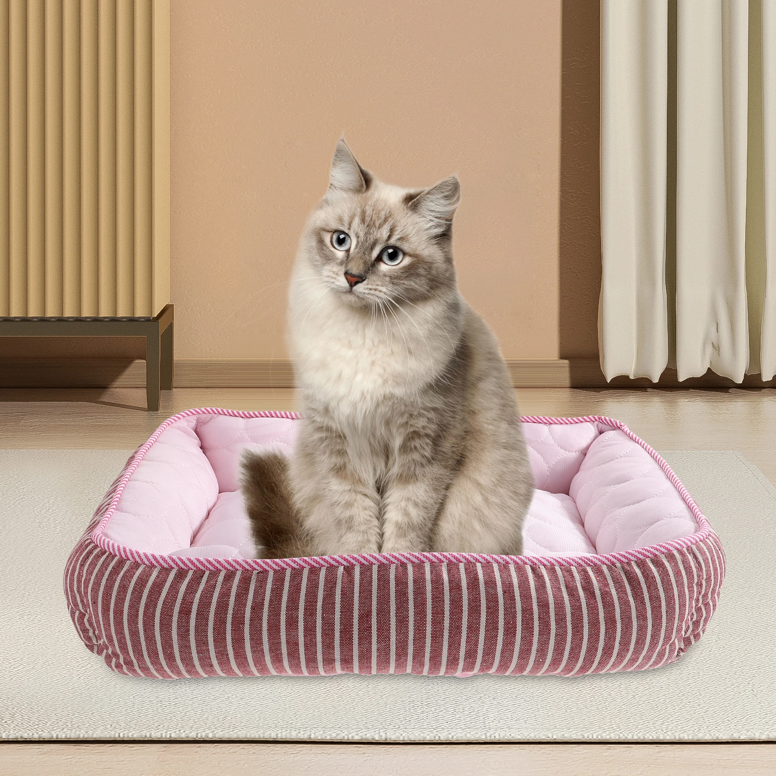 

Summer Pet Cool Nest Portable Cooling Pad Dog Mat Coolingmat Cat Cloth Cooler Cushion