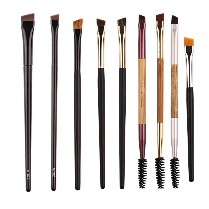 Flat Eyeliner Make up Brush Eyebrow Eyeliner Brow Contour Brush Professional Angled Eyebrow Makeup Brushes Brochas Maquillaje