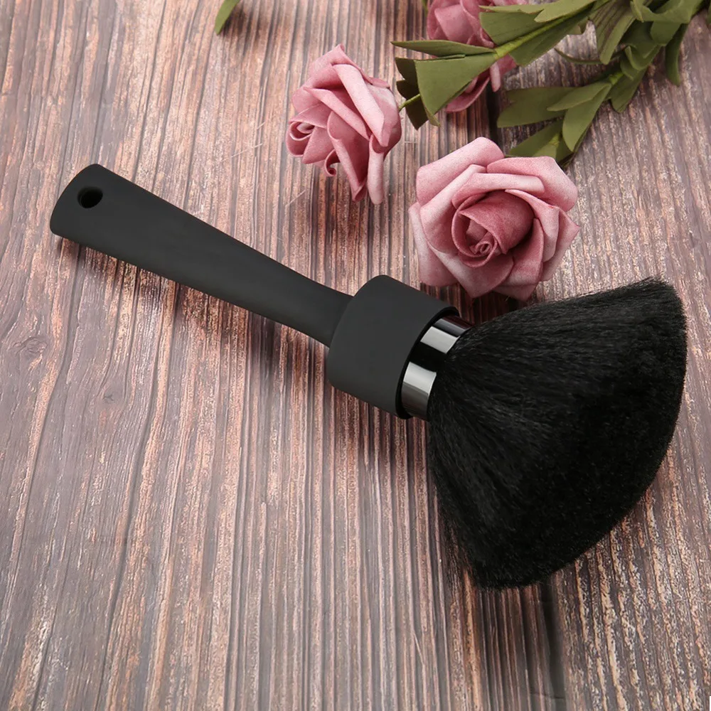 

Neck Cleanup Soft Hair Brush Lightweight Ergonomic Design Neck Duster Durable Professional Hair Cleaning Brush Salon Use
