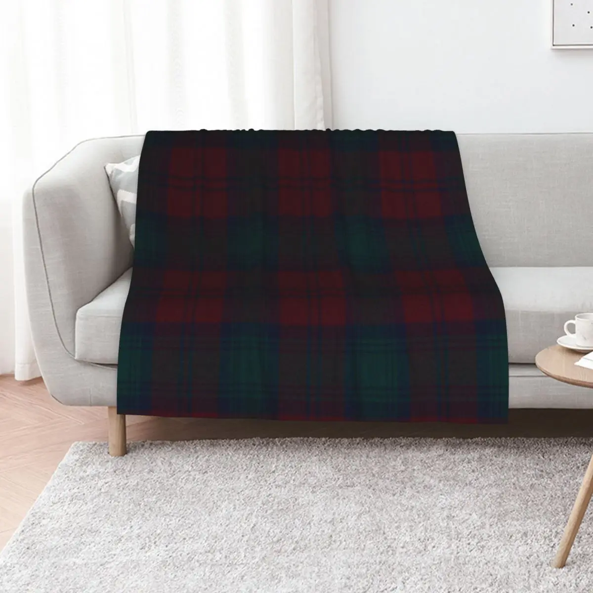 Lindsay Scottish Tartan Throw Blanket Luxurious Soft Blanket Holiday Gift for Family