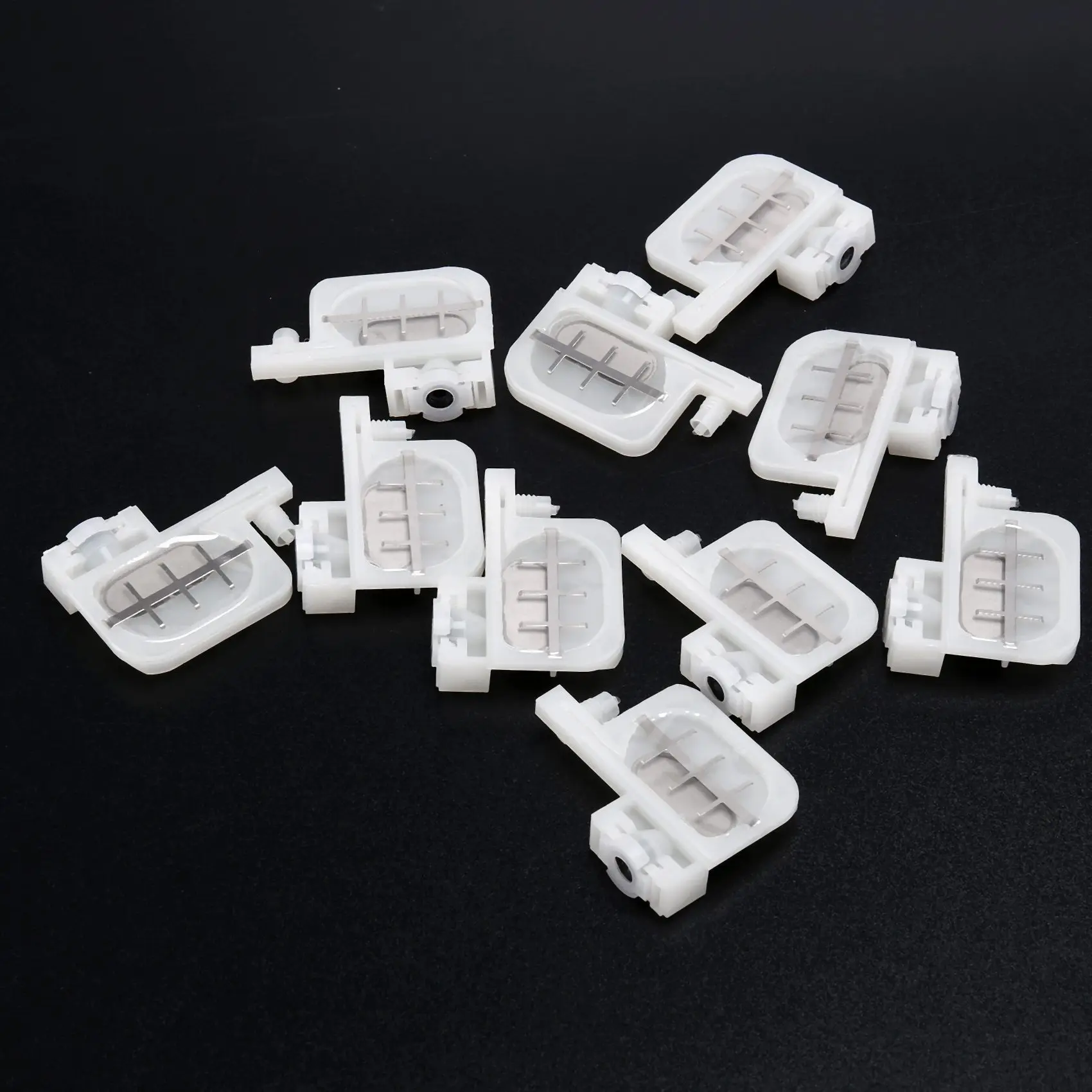 10Pcs Small Ink Damper Square Head for Epson R1800 1900 1390 2400 1100 DX4 DX5 Printers for Roland Mutoh Mimaki Printer