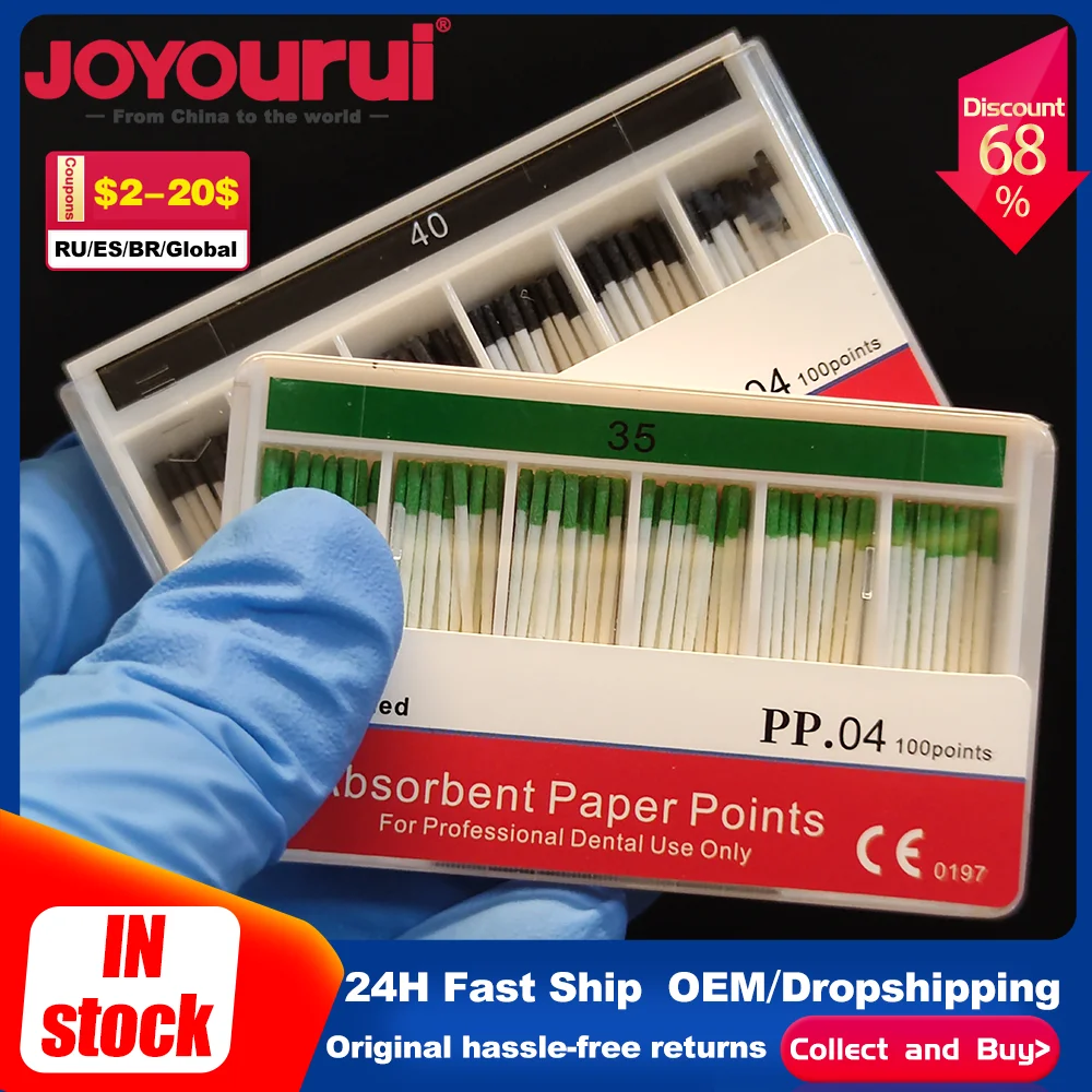 

Disposable Dental Absorbent Paper Points & Gutta Percha Points For Endodontic Root Canal Treatment Niti Files K/H/R/S/P File 35#