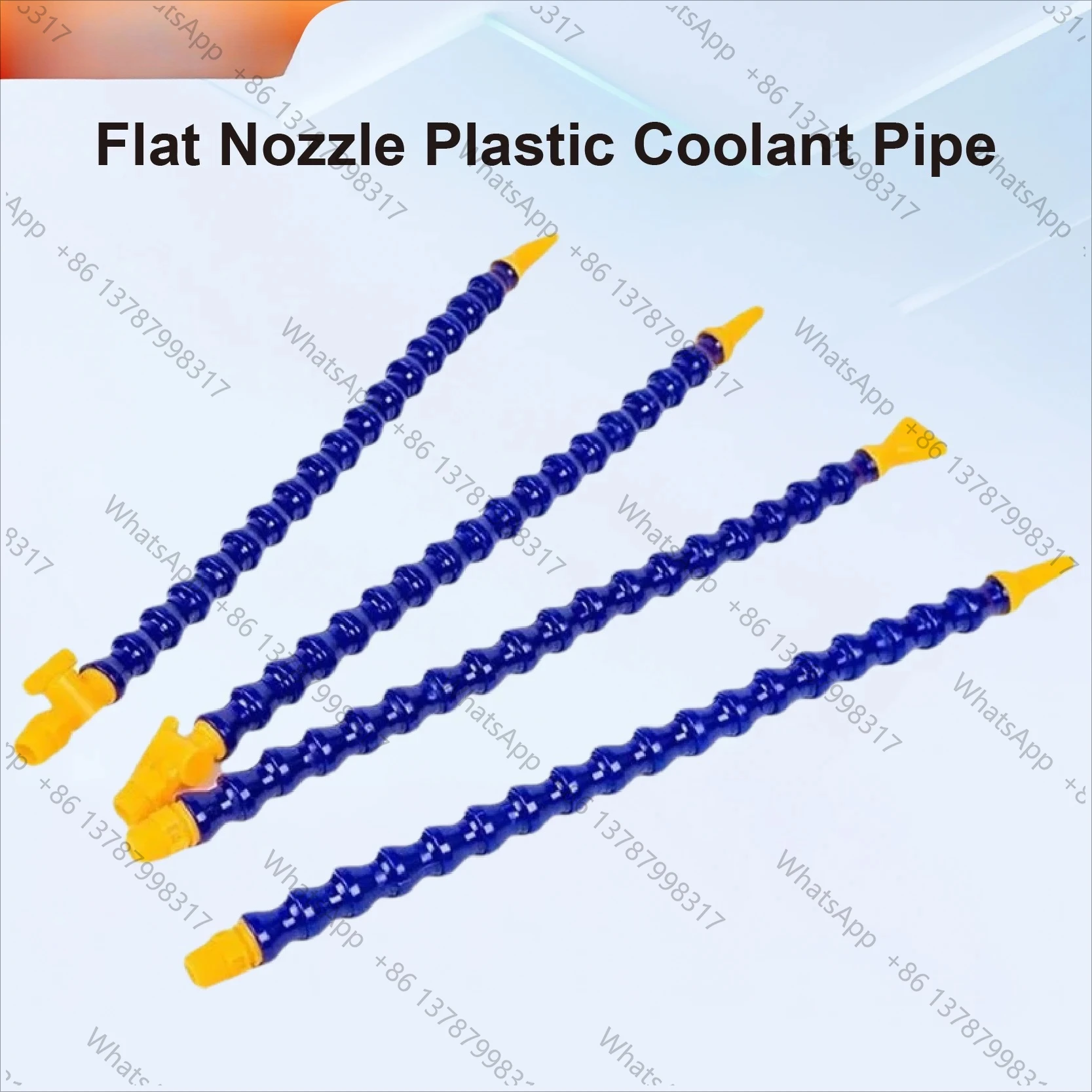 Flexible CNC Coolant Hose with Nozzle Adjustable Coolant Pipe G1/4 G3/8 G1/2 POM Machine Tool Coolant Hose Snake Hose for Lathe