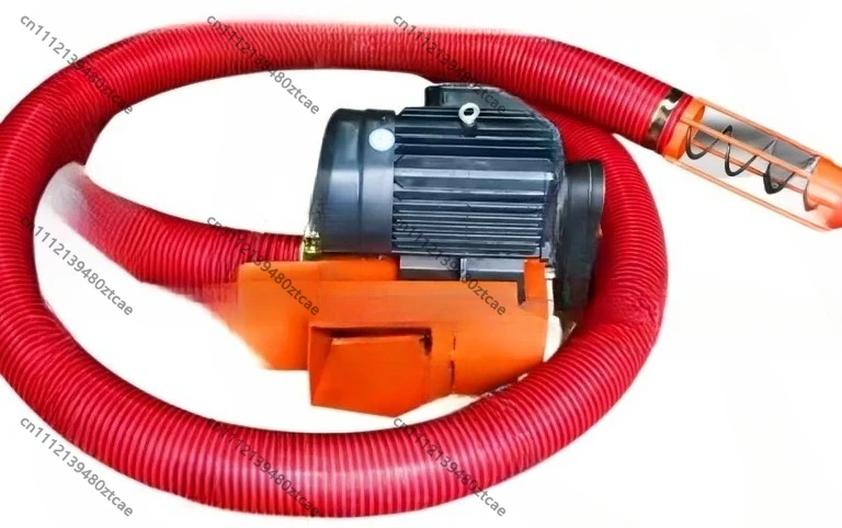 Grain auger suction conveyor, high-power vacuum feeder, portable household machine for wheat, corn and rice transport & loading