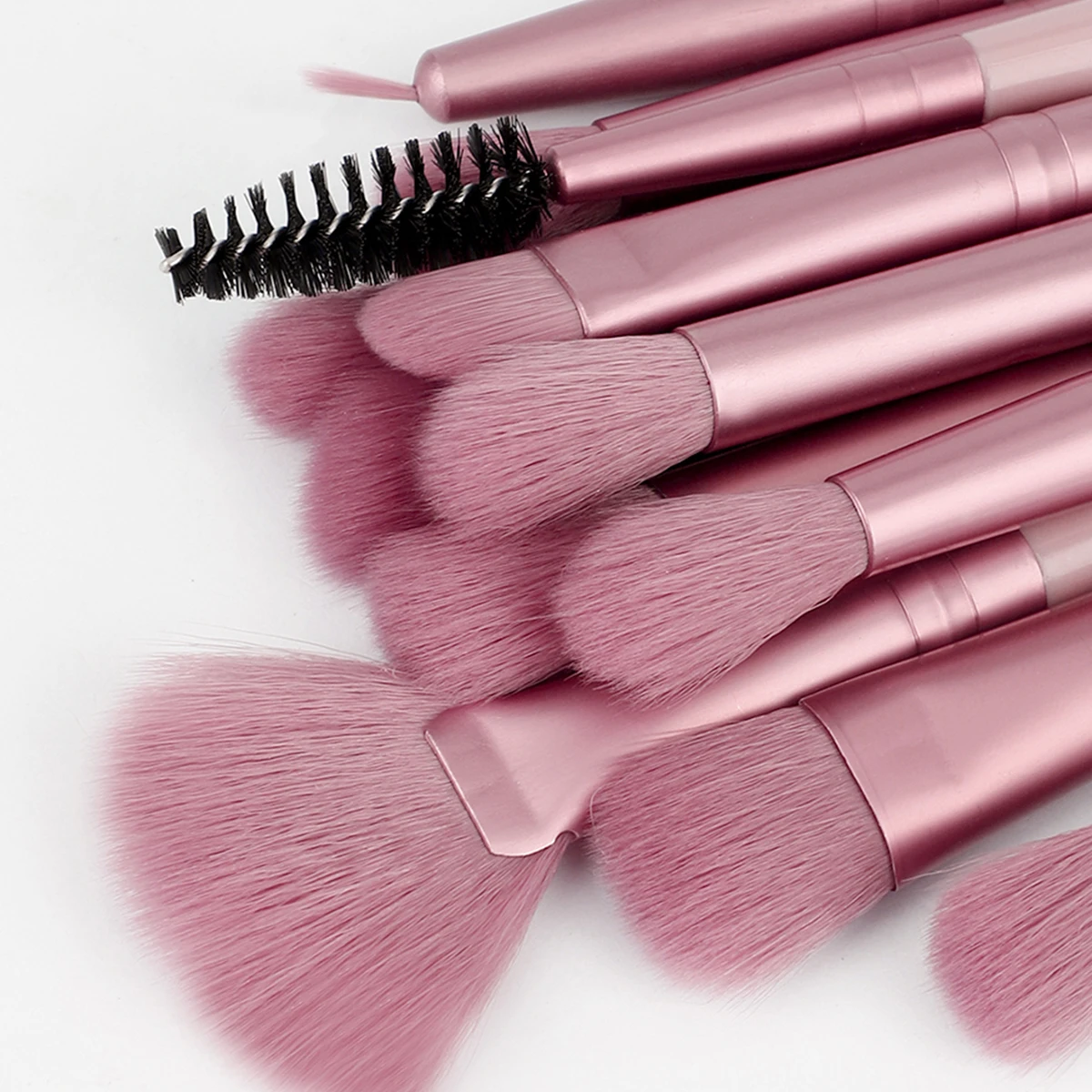 12メイクブラシセット目アイシャドウブラシアイライナーブラシ眉毛ブラシブレンディングブラシファンブラシメイクアップツール