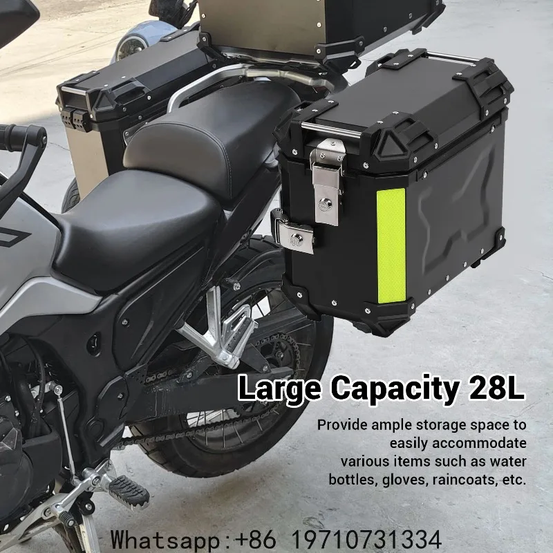 Generic Waterproof Motorcycle Saddlebag Liner – Cushioned Dustproof Side Case Lining for Scooter & Helmet Luggage
