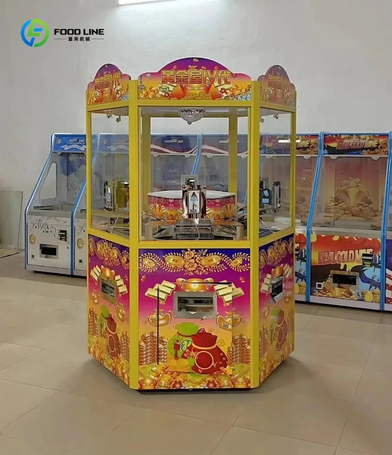 Custom 6 Players Coin Pusher Game,High Income Ticket Redemption Games,Professional Commercial Coin Pusher Manufacturer
