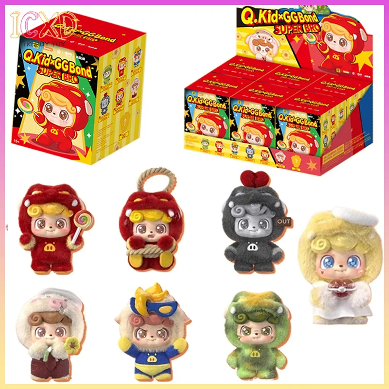 

Аутентичный Qbao X Piggy Hero, супер милая серия Piggy Teammate, слепая коробка, игрушки, фигурки Ggbond, модели, украшения для рабочего стола, подарки