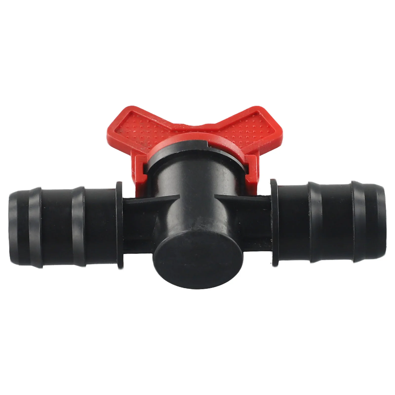 Ball Valve Connector Shutoff Valve for PE Pipe PN4 Drip Hose Made with PP Material Suitable for 16mm 20mm 25mm Sizes
