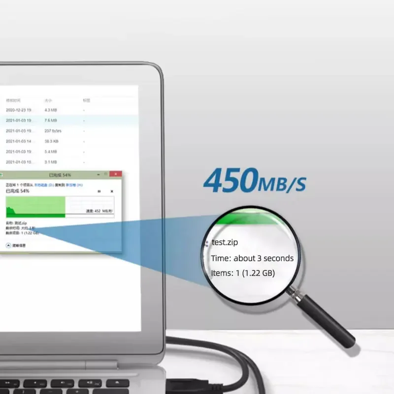 USB 3.0 SATA to USB Hard Drive Adapter Power Cable Converter for 2.5' And 3.5' SSD HDD Disk with - Data Transfer Accessory